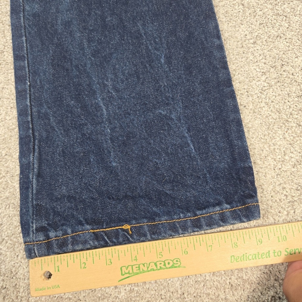Levis 517 Boot Cut Jeans Men's 36x32 Blue 100% cotton Denim Vintage - Picture 10 of 11